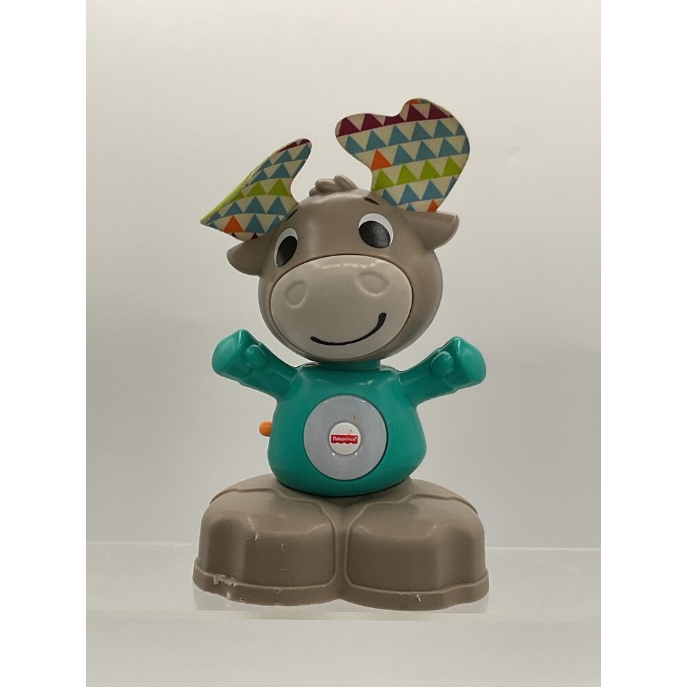 Fisher-Price Dancing Moose Colorful Ears Sound Features Kids Battery Operated